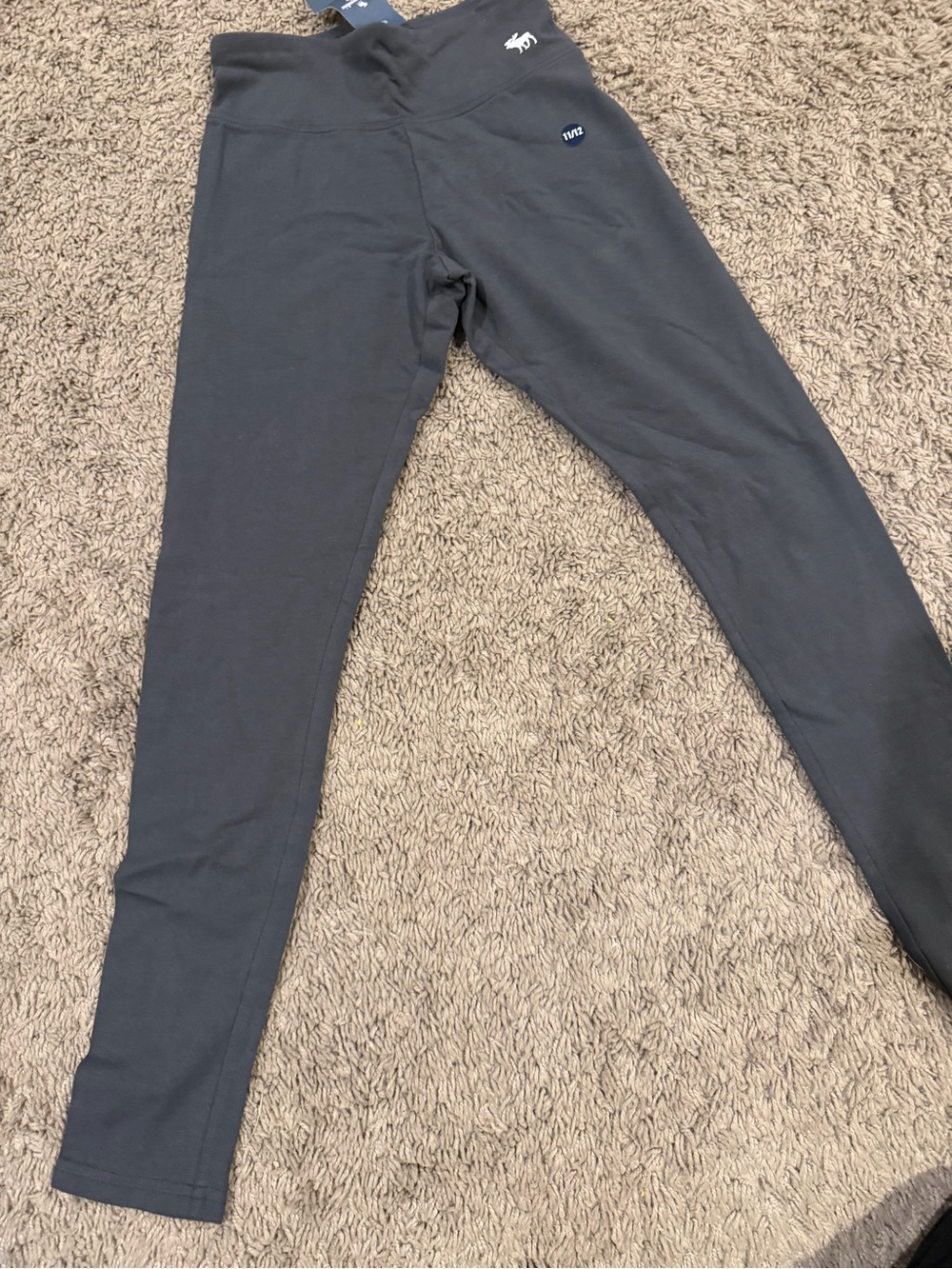 abercrombie kids Charcoal Gray High-Waist Leggings